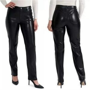 🏷️Joie Black Faux Leather Hi Rise Pant Vegan Limited Edition Size 10